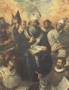HERRERA, Francisco de, the Elder St Basil Dictating His Doctrine (mk05) oil painting